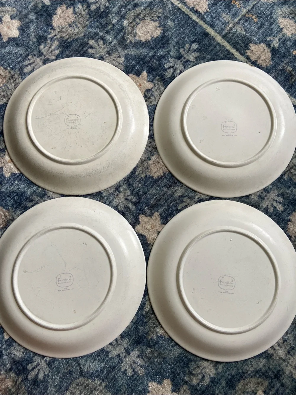 Vintage Franciscan Earthenware Set of 4